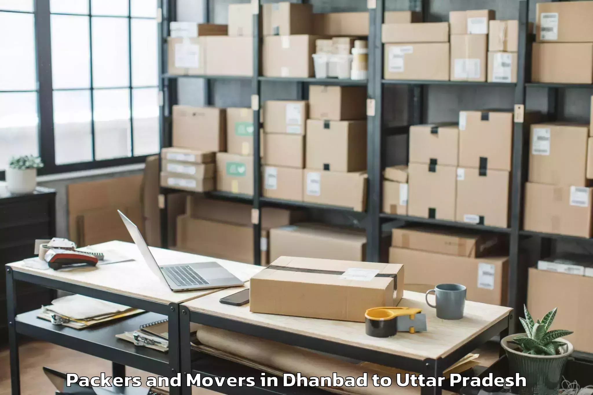 Get Dhanbad to Zamania Packers And Movers